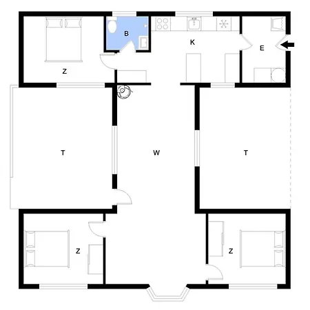 Semesterbostad Bv413-blavand-fynsland-28 *